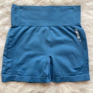 Gymshark Teal-Blue Seamless Training Shorts